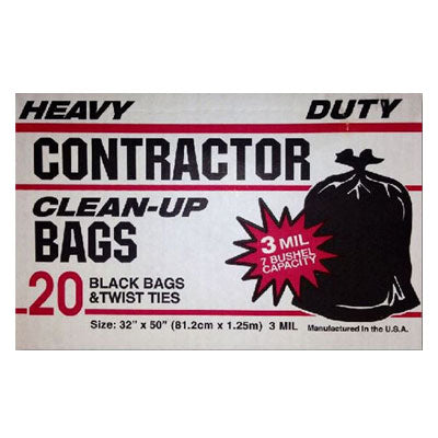 Heavy-Duty 42-Gallon Contractor Trash Bags – 3mil Ultra-Strength (20-P —  Home Guard Supply