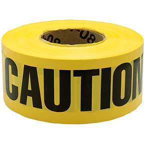 Caution Tape, Non-Adhesive